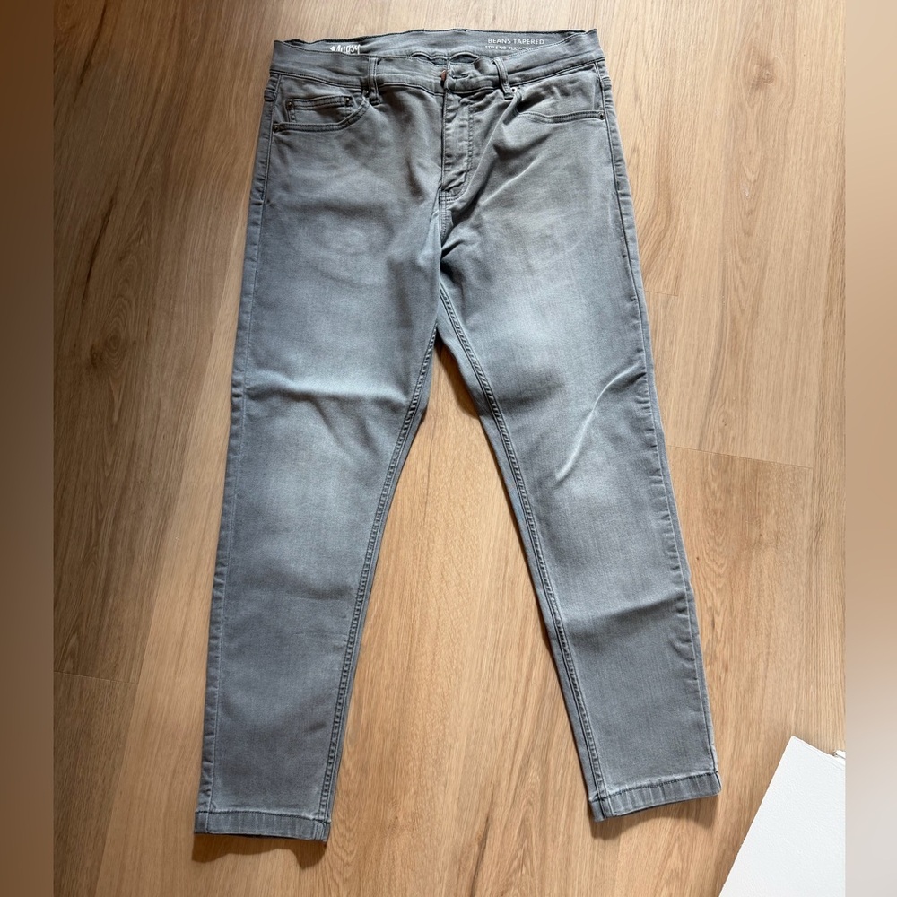 Men's Gray Slim Jeans